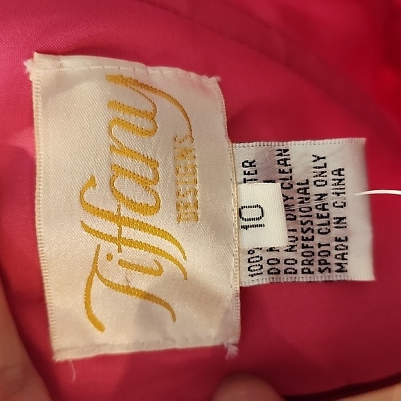 Tiffany Designs Ballgown size 10. Hot pink - Picture 6 of 8